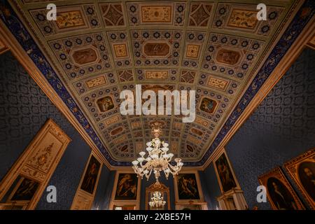 Syracuse, Italy - Aug 24, 2023: Archbishop Palace on Cathedral Square, Ortygia island, Syracuse, Sicily Island, Italy. Stock Photo