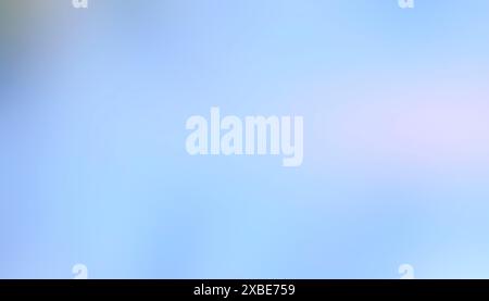Bright light blue matte abstract background, glare, color gradient Stock Photo