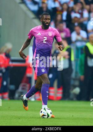 Antonio Rüdiger, Ruediger, DFB 2  in the friendly match GERMANY  - GREECE 2-1 in preparation for European Championships 2024  on Jun 3, 2024  in Nürnberg, Germany.  Photographer: Peter Schatz Stock Photo