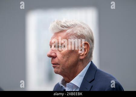 Munich, Germany. 11th June, 2024. Munich's Lord Mayor Dieter Reiter (SPD) during a press conference in the Werksviertel. Credit: Peter Kneffel/dpa/Alamy Live News Stock Photo