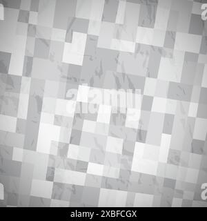 Abstract textured background with grey rectangles. Card design. Beautiful futuristic dynamic geometric pattern design. Vector illustration Stock Vector