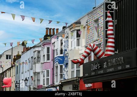 North Laine, Komedia, Brighton, England Stock Photo - Alamy