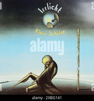 Vintage vinyl record cover. Klaus Schulze-Irrlicht 1972 Stock Photo