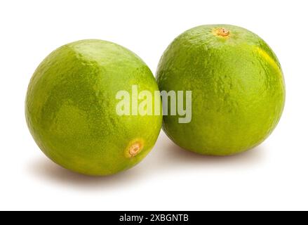 lime path isolated on white Stock Photo
