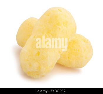 corn sticks path isolated on white Stock Photo