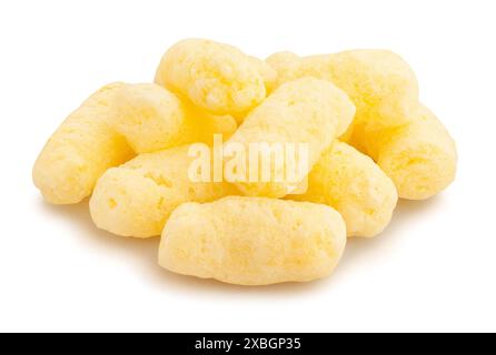 corn sticks path isolated on white Stock Photo