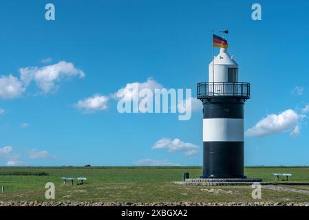 geography / travel, Germany, Lower Saxony, lighthouse small Prussian, Wremen, ADDITIONAL-RIGHTS-CLEARANCE-INFO-NOT-AVAILABLE Stock Photo