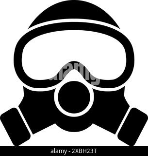 Simple black silhouette depicting a military submarine patrolling ...