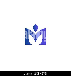 Initial Letter M Logo Vector Stock Vector