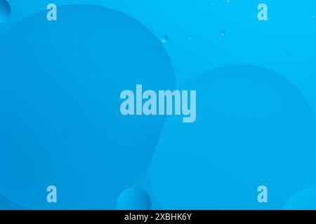 Abstract image with blue bubbles light blue gradient background with smooth lines Stock Photo