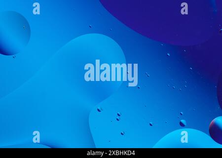 Abstract image with smooth gradients and blue color palette Stock Photo