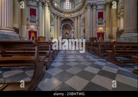 The interior of the Sanctuary of the Blessed Virgin of San Luca, Bologna, Italy Stock Photo