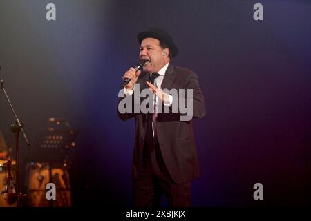 Maracaibo,Venezuela,16-02-2011.Ruben Blades, singer and composer of the caribbean rhytthm Salsa former member of Fania All Star. Photo by: Jose Bula Stock Photo