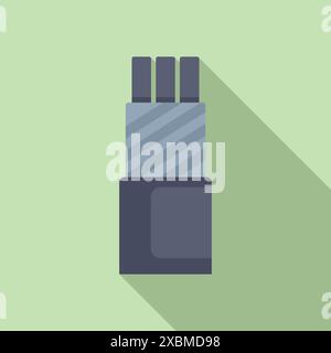 Optical fiber cable is connecting to internet server, modern technology concept Stock Vector
