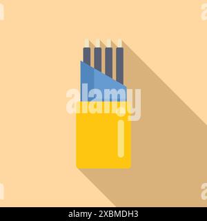 Optical fiber cable transmitting data for high speed internet connectivity Stock Vector