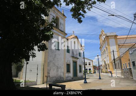 Mother Church of the Blessed Sacrament itaparica, bahia, brazil - october 13, 2023: view of the Igreja Matriz do Santissimo Sacramento on the Island of Itaparica. ITAPARICA BAHIA BRAZIL Copyright: xJoaxSouzax 131023JOA4312798 20240613 Stock Photo