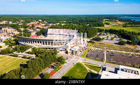 Clemson, SC - June 8, 2024: Memorial Stadium on the Clemson University Campus Stock Photo