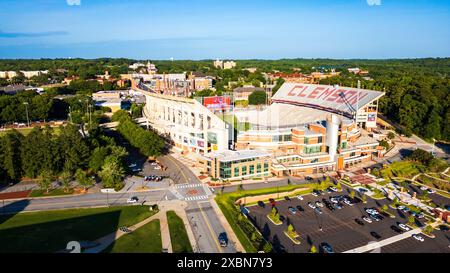 Clemson, SC - June 8, 2024: Memorial Stadium on the Clemson University Campus Stock Photo