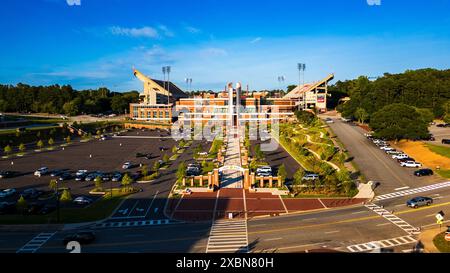 Clemson, SC - June 8, 2024: Memorial Stadium on the Clemson University Campus Stock Photo