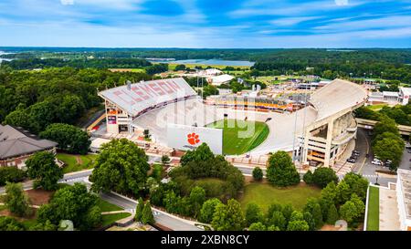 Clemson, SC - June 9, 2024: Memorial Stadium on the Clemson University Campus Stock Photo