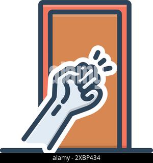 Icon for knock,rap,knocking Stock Vector Image & Art - Alamy
