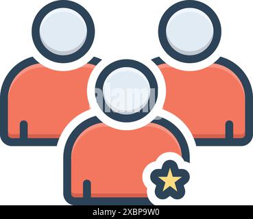 Icon for importance,weightage Stock Vector