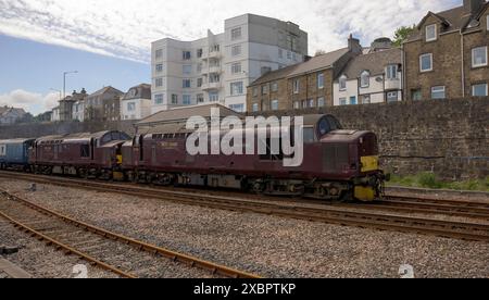 The Spring Cornish Explorer train from Dorridge to Penzance  and return on May 4th 2024 Stock Photo