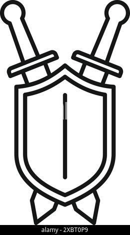 Sword of ancient times, medieval weapon vector Stock Vector Image & Art ...
