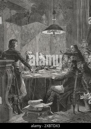A scene from the War in Vendée, depicting the aftermath of a battle ...