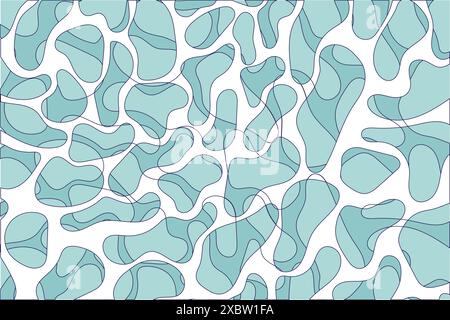 Water texture, vector illustration, background flat. Not a seamless pattern design Stock Vector