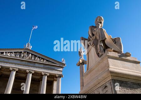 Ancient Greek philosopher Socrates and god Apollo in Athens, Greece ...