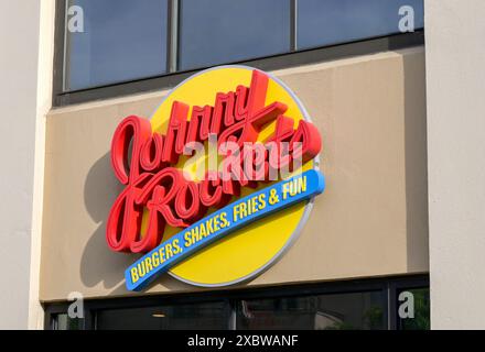 Jognny Rockets Sign Johnny Rockets Sign Stock Photo - Alamy