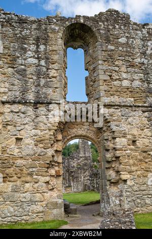 Rievaulx Abbey near Helmsley, North Yorkshire, England, UK. Stock Photo