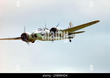 Bristol Blenheim IV R3821, G-BPIV, in Royal Air Force colour scheme as ...