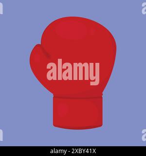 Boxing gloves icon vector. Boxing fighting gloves vector illustration. Boxing glove back side vector Stock Vector