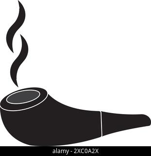 smoking pipe icon vector illustration design Stock Vector