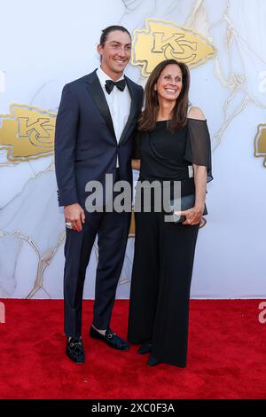 June 13, 2024: Tommy Townsend on the red carpet at the Kansas City ...