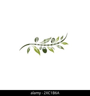 olive icon vector illustration. olive logo Stock Vector