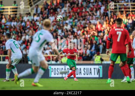 June 11, 2024, João Neves of Portugal during the friendly between Portugal and Ireland played at Estádio Municipal de Aveiro, Aveiro, Portugal Stock Photo