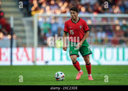 June 11, 2024, João Neves of Portugal during the friendly between Portugal and Ireland played at Estádio Municipal de Aveiro, Aveiro, Portugal Stock Photo