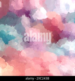abstract background with a hand painted oil painting effect Stock Vector