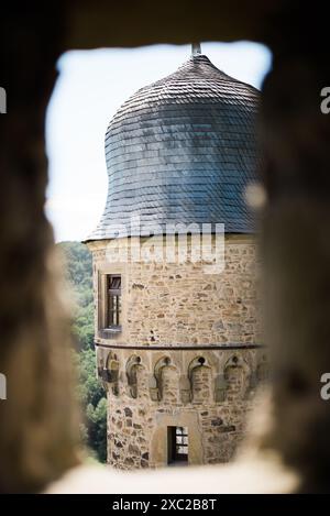 Discovering Hidden Corners of Kusel Castle Stock Photo