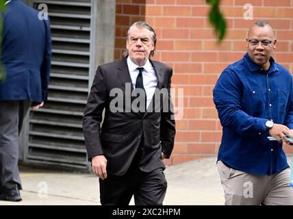 Wilmington, United States. 11th June, 2024. Kevin Morris arrives at the J. Caleb Boggs Federal Building in Wilmington, Delaware for the seventh day of Hunter Biden's trial on allegedly illegally possessing a handgun and lying about his drug use when he purchased the weapon in 2018, on Tuesday, June 11, 2024. Photo by Ron Sachs/CNP/ABACAPRESS.COM Credit: Abaca Press/Alamy Live News Stock Photo