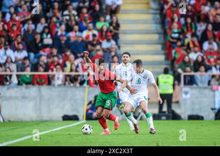 June 11, 2024, João Neves of Portugal during the friendly between Portugal and Ireland played at Estádio Municipal de Aveiro, Aveiro, Portugal Stock Photo