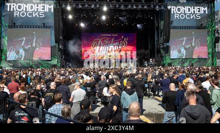 Trondheim, Norway. 06th, June 2024. The British rock band The Darkness