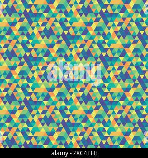 Abstract geometric colorful pattern. Abstract pattern in a colorful scheme. Colorful triangle pattern vector illustration. Stock Vector