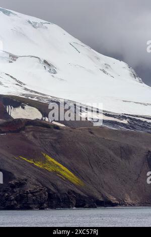 Baily Head, Deception Island, South Shetland Islands, Antarctic Peninsula, Antarctica Stock Photo