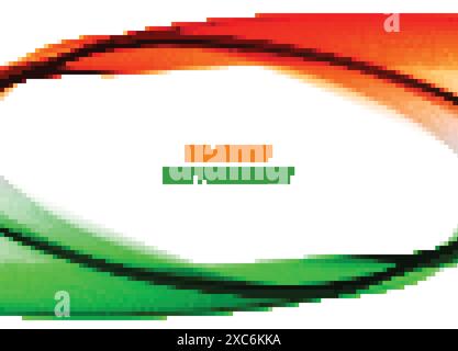 Beautiful tricolor indian flag theme texture background Stock Vector ...