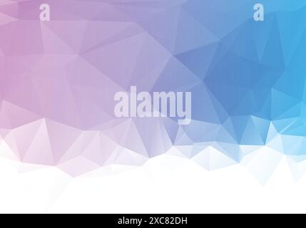 Abstract colorful low poly geometric shapes background Stock Vector
