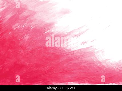 Hand painted pink watercolor texture background Stock Vector